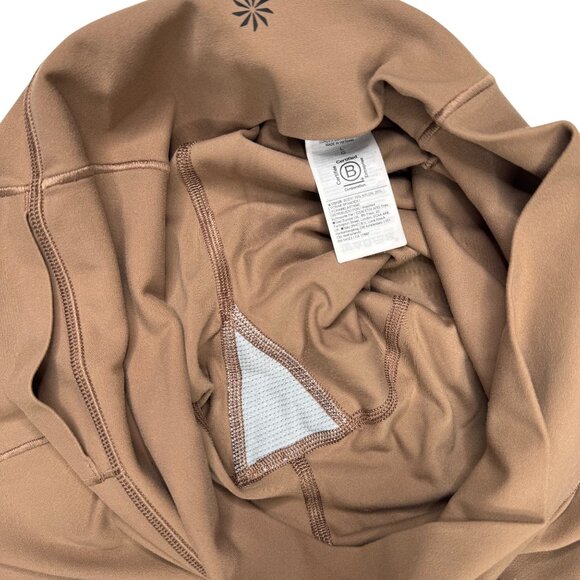 Athleta 533441 Transcend Stash Crop Straight Leg Pant L Tan Nylon Spandex Blend - Picture 10 of 16